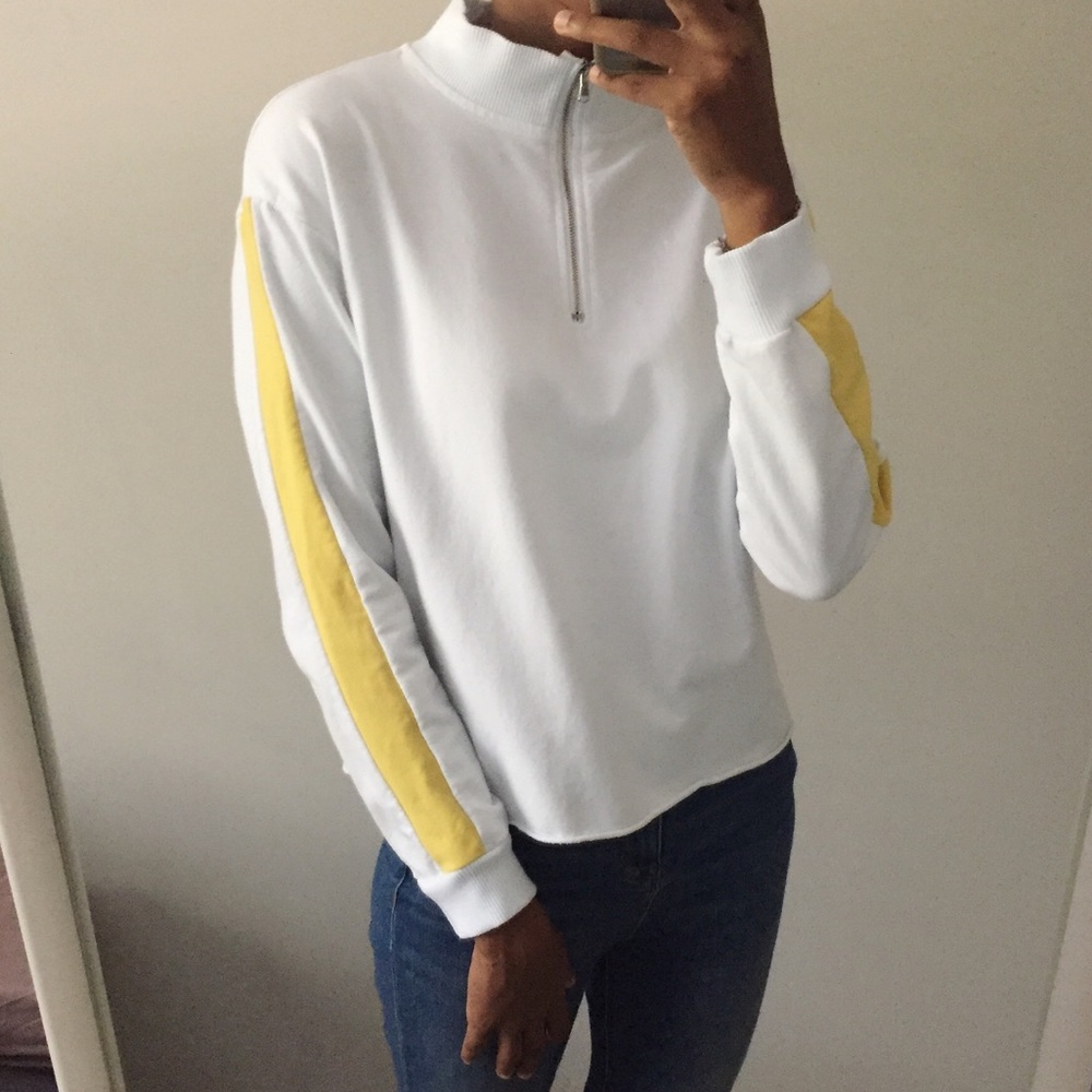 SOLD! โข โณ American Eagle Half Zip Cropped Pullover - Picture 5 of 8